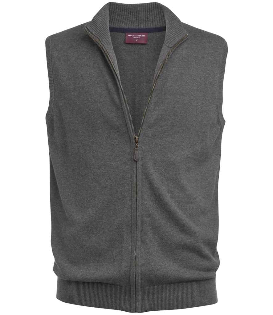 Brook Taverner Lincoln Knitted Zip Gilet - PenCarrie